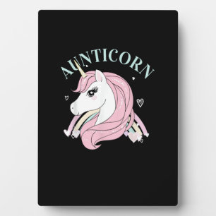 Placa Expositora Tía unicornio Tía Unicornio Tía Sobrina Sobrino He