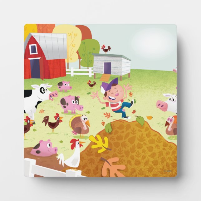 Placa Expositora Tiempo de contar - corral (Frente)