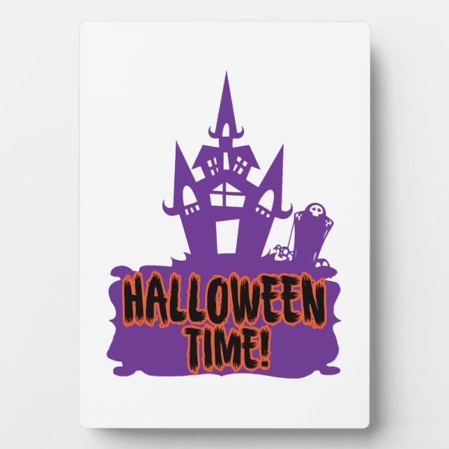 Placa Expositora ¡Tiempo de Halloween!   (Frente)
