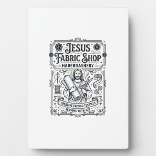 Placa Expositora Tienda de telas Jesús Mercería Tienda de telas Jes