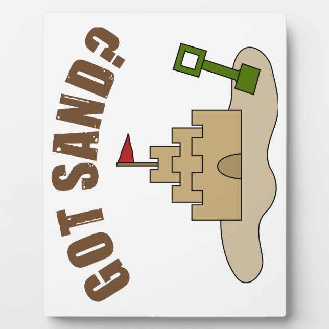 Placa Expositora ¿Tienes arena? (Frente)