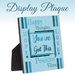 Placa Expositora Tienes este azul de ánimo<br><div class="desc">Pequeña placa cuadrada / 5.25 x 5.25 con Alentamiento de la comadreja, idea de regalo de placa de vibraciones positivas. Un regalo para alguien que te importe, que puede necesitar un pequeño recordatorio diario de que pueden pasar por lo que les moleste. Siempre hay esperanza y amor. Azul oscuro y...</div>