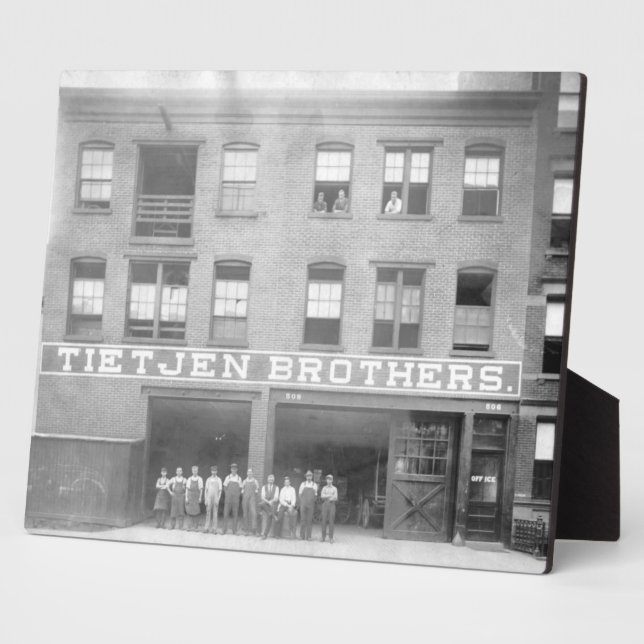 Placa Expositora Tietjen Brothers Dairy Plaque (Lado)