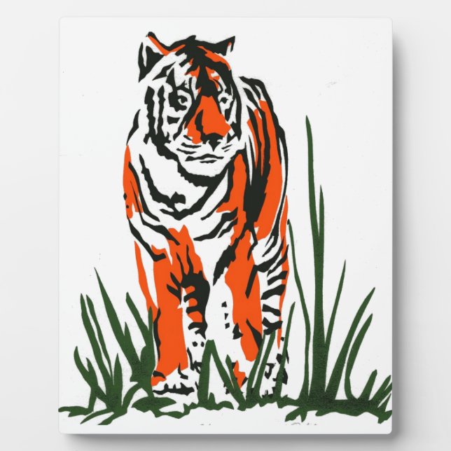 Placa Expositora Tiger Silkscreen (Frente)