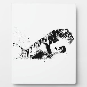 Placa Expositora Tigre atacando