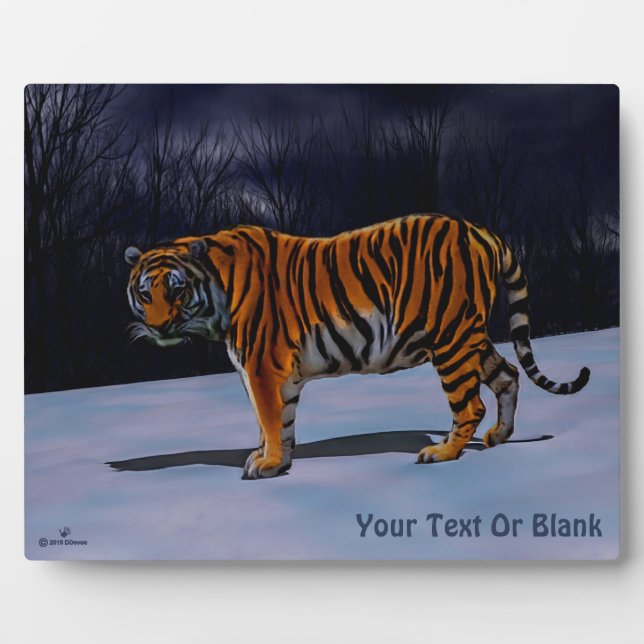 Placa Expositora Tigre de Siberia (Frente)