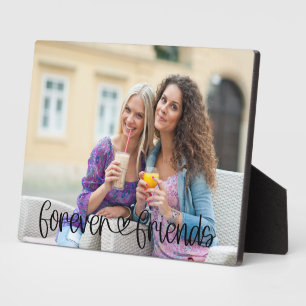 Placa Expositora Tipografía de corazón de amor de amigos para siemp