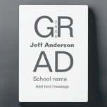 Placa Expositora Tipografía de grado moderna graduación simple míni<br><div class="desc">diseño</div>