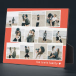 Placa Expositora Tiras fotográficas Personalizado Color Plata de es<br><div class="desc">Simplemente personaliza con tu texto y fotos y crea un regalo único para ti o para alguien a quien amas. El color de fondo puede cambiarse a cualquier color que desee.</div>