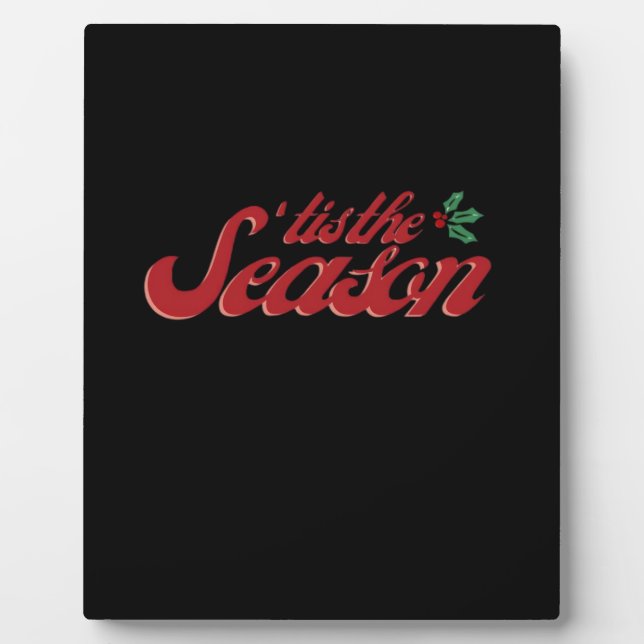 Placa Expositora Tis The Season Classic & Basic Design (Frente)