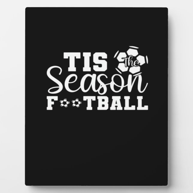 Placa Expositora Tis The Season Football (Frente)