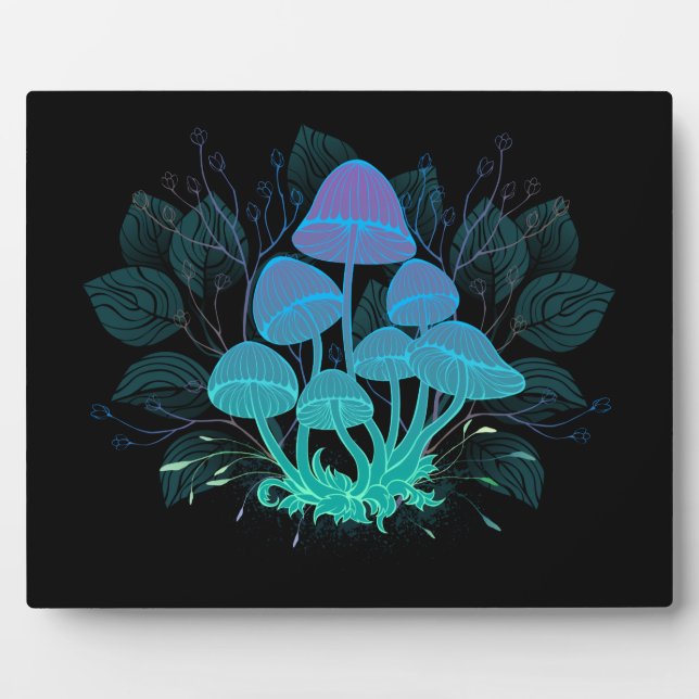 Placa Expositora Toadstools en Bushes (Frente)