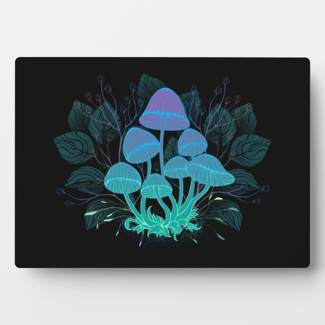 Placa Expositora Toadstools en Bushes (Frente)