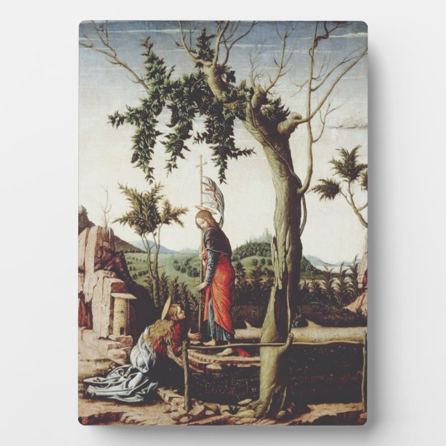 Placa Expositora Tócame no de Andrea Mantegna (Frente)