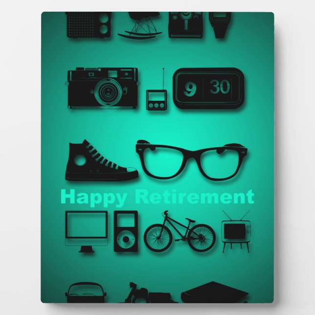 Placa Expositora Todas las cosas que te gustan los regalos de jubil (Frente)