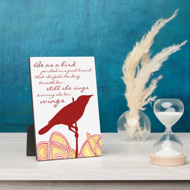 Placa Expositora Todavía canta (Lado)