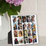Placa Expositora Todavía eres la foto del aniversario de One 20 PIc<br><div class="desc">Regalo de fotos del aniversario del boda para tu pareja. El diseño presenta una impresión de gran tamaño que dice "Todavía eres el único", mostrada como superposición en tus imágenes. La plantilla de fotos está configurada para que añadas 20 de tus fotos favoritas, todas las cuales se muestran en formato...</div>