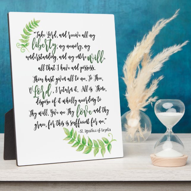 Placa Expositora Tomar el Señor (Lado)