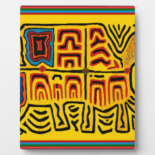 Placa Expositora Tortuga caminante de la tribu Kuna india