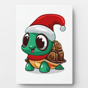 Placa Expositora tortuga de Navidad
