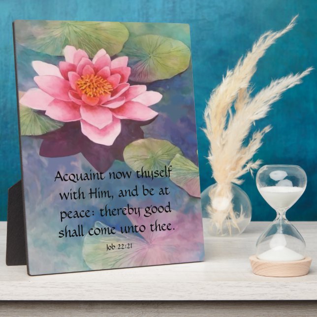 Placa Expositora Trabajo 22:21 (Lado)