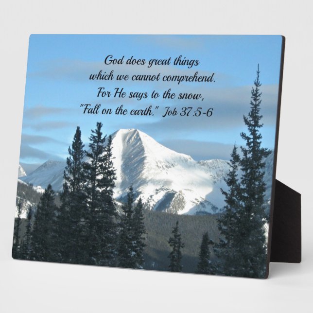 Placa Expositora Trabajo 37:5-6 (Lado)