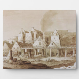 Placa Expositora Trabajos en Blaenavon, de 'An Historical Tour in M
