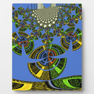 Placa Expositora Tradición azul