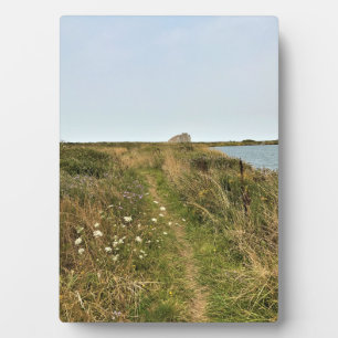 Placa Expositora Trail fluvial en Cabo Blanco, Costa de Oregón