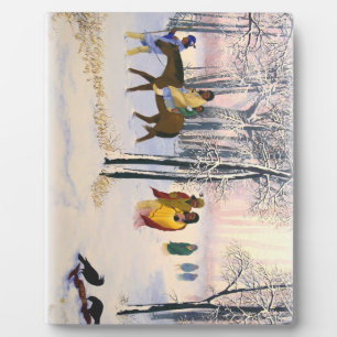 Placa Expositora Trail of Lears Bella Artes 8x10 con caballete