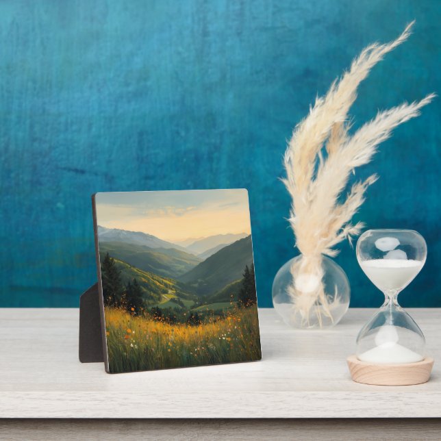 Placa Expositora Tranquilidad silvestre - Paro escénico y alga de m (in situ)