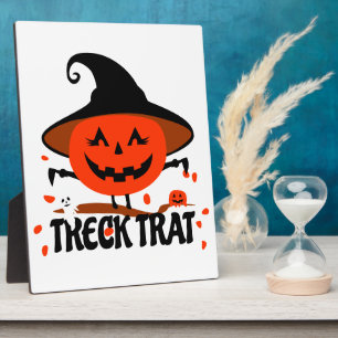 Placa Expositora Treck Trat Pumpkin Sonriente