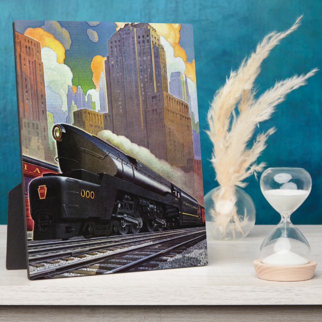 Placa Expositora Tren de Pensilvania por desconocido (Lado)