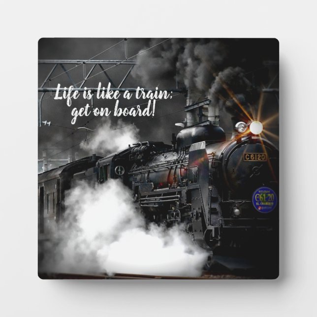 Placa Expositora Tren de vapor (Frente)