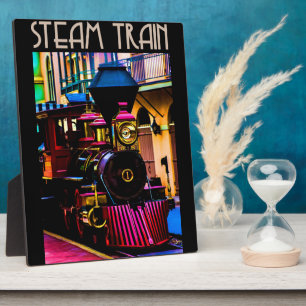 Placa Expositora Tren de vapor