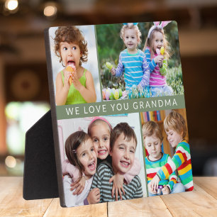 Placa Expositora Trendy We Love You Grandma 4 Collage de fotos Gree
