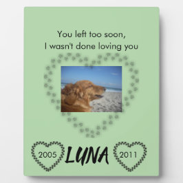 Placa Expositora Tributo por la conciencia del linfoma amado por si