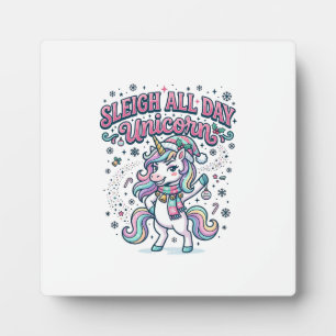 Placa Expositora Trineo de Unicornio Todo el Día Merch Encantador d