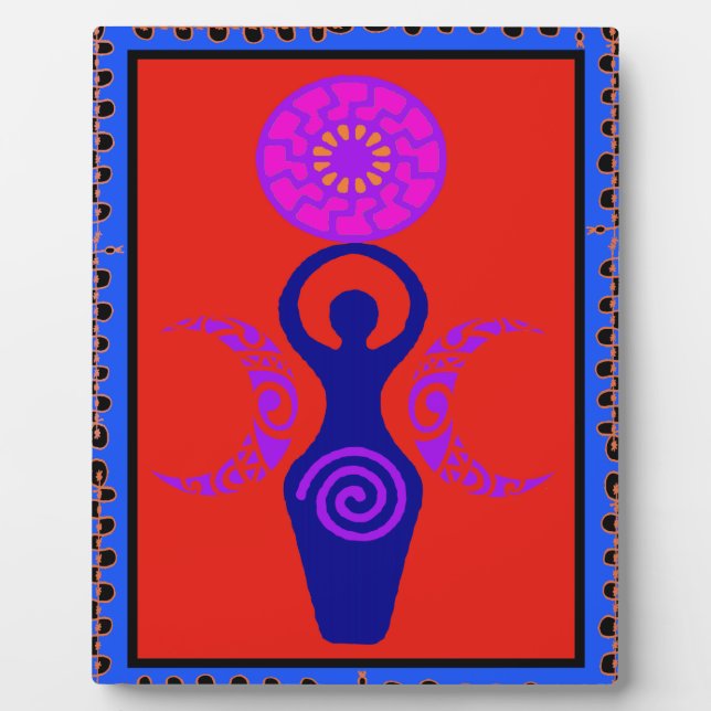 Placa Expositora Triple diosa (Frente)