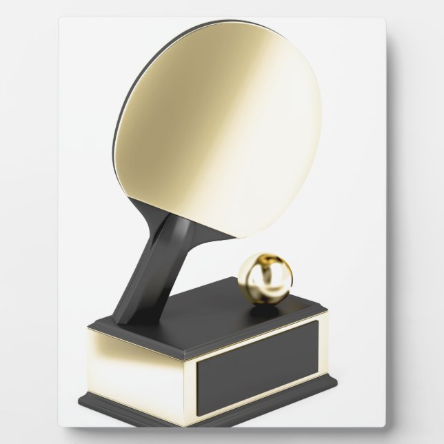 Placa Expositora Trofeo de tenis de mesa (Frente)