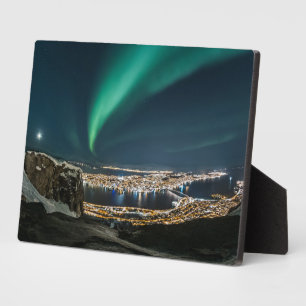 Placa Expositora Tromso de las luces del norte