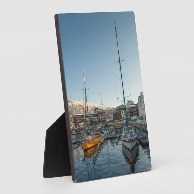 Placa Expositora Tromso Noruega (Lado)
