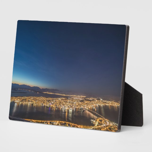 Placa Expositora Tromso Noruega (Lado)