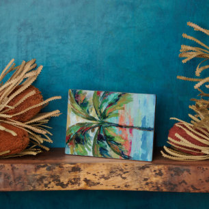 Placa Expositora Tropical   Árbol de palma