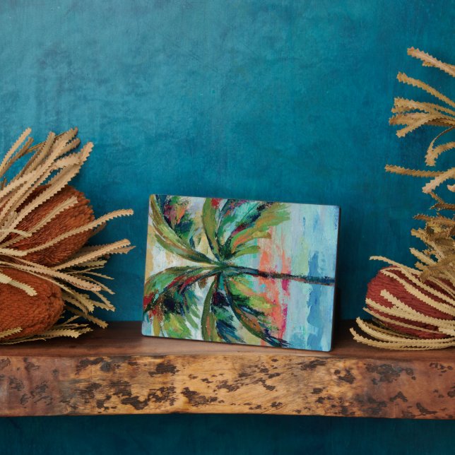 Placa Expositora Tropical | Árbol de palma (Lado)