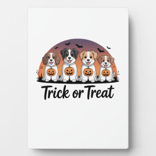 Placa Expositora Truco o trato Halloween
