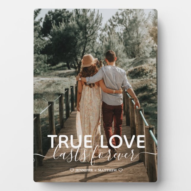 Placa Expositora True Love Couple Photo (Frente)