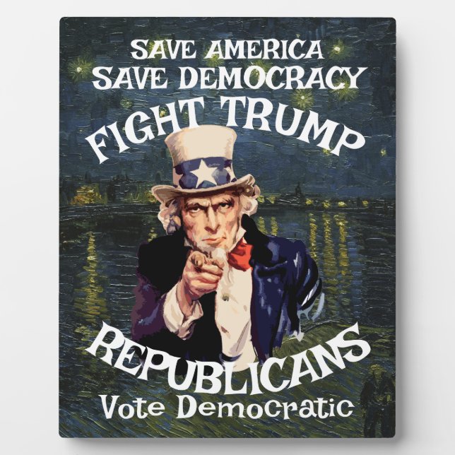 Placa Expositora Trump (Frente)