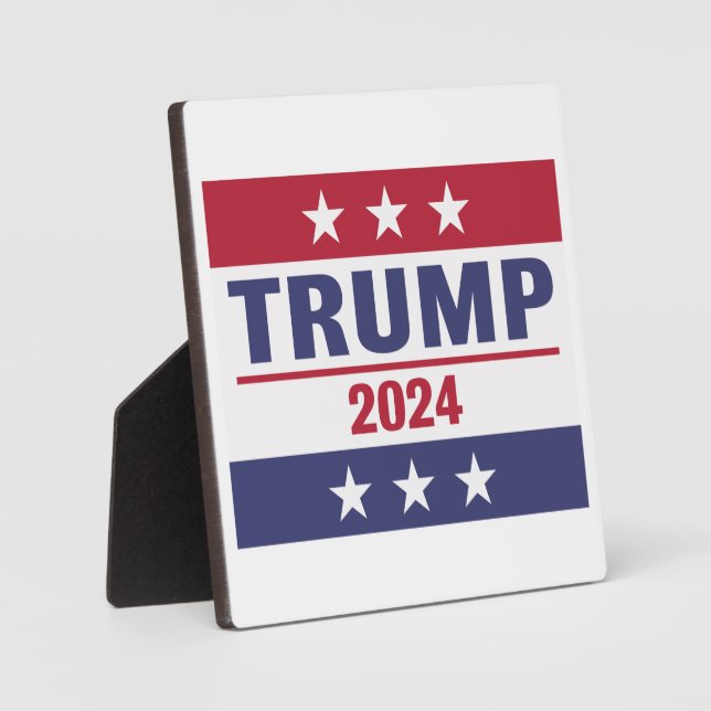 Placa Expositora Trump 2024 (Anverso)