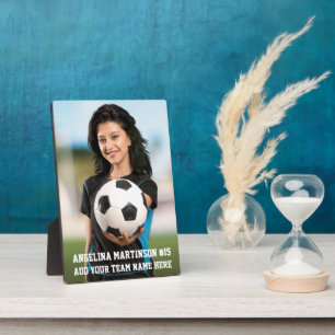 Placa Expositora Tu foto de fútbol personalizada o de tu deporte 5 